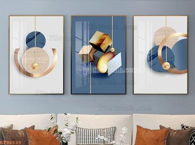 File tranh gốc File tranh hiện đại pha lê gương KF96539 (sắc nét từng chi tiết)