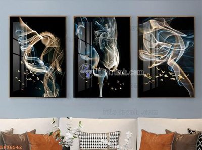 File PSD File tranh hiện đại pha lê gương KF96542 (nguyên gốc) chất lượng cao