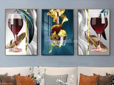 File tranh quảng cáo File tranh hiện đại pha lê gương KF96545 (download file gốc)