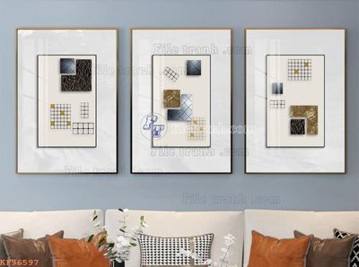 File gốc File tranh hiện đại pha lê gương KF96597 (ảnh rõ nét) để in