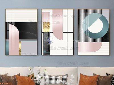 File tranh File tranh hiện đại pha lê gương KF96602 (ảnh gốc) không bị mờ