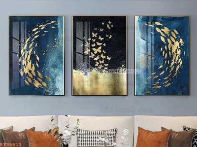 Download file File tranh hiện đại pha lê gương KF96613 (gốc) in mica bàn thờ