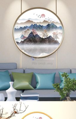 Tải về file gốc File tranh hiện đại pha lê gương KF96627 (chuẩn in ấn)