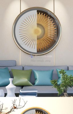 File PSD File tranh hiện đại pha lê gương KF96637 (bản gốc) độ phân giải cao