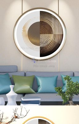 Download file gốc File tranh hiện đại pha lê gương KF96660 (in mica) 3D