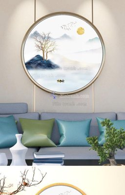 File gốc File tranh hiện đại pha lê gương KF96706 (chủ đề hiện đại) trang trí