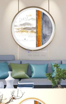 File gốc File tranh hiện đại pha lê gương KF96742 (bản quyền) cho in ấn