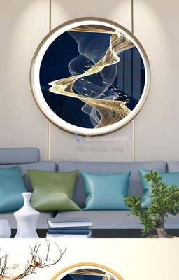 File tranh gốc PSD File tranh hiện đại pha lê gương KF96749 còn nguyên layer