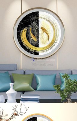 Tải file gốc File tranh hiện đại pha lê gương KF96763 (bản PSD) đầy đủ layer