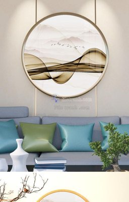 Download file gốc File tranh hiện đại pha lê gương KF96782 (in lụa) nghệ thuật