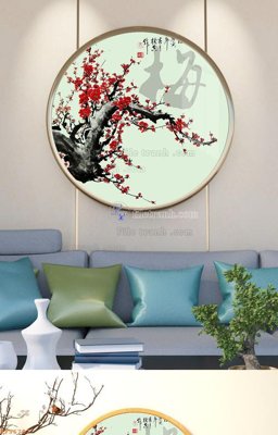 File gốc File tranh hiện đại pha lê gương KF96787 (in tráng gương) nghệ thuật