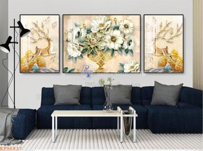 Download file File tranh hiện đại pha lê gương KF96817 (gốc) in mica ốp bếp