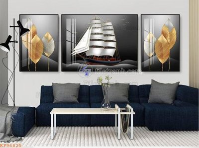 File ảnh File tranh hiện đại pha lê gương KF96825 (gốc) trang trí khách sạn