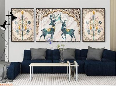 File gốc in ấn File tranh hiện đại pha lê gương KF96830 (sẵn sàng tải về)