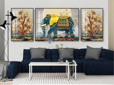 File gốc File tranh hiện đại pha lê gương KF96860 (in ấn) không giới hạn