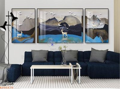 Mua file ảnh gốc File tranh hiện đại pha lê gương KF96874 (chất lượng cao)