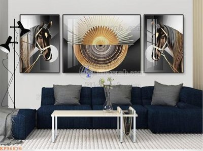 File tranh in trần File tranh hiện đại pha lê gương KF96876 (ảnh gốc siêu nét)