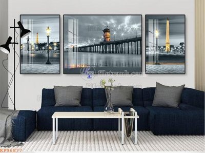 Chi tiết file ảnh File tranh hiện đại pha lê gương KF96877 sắc nét