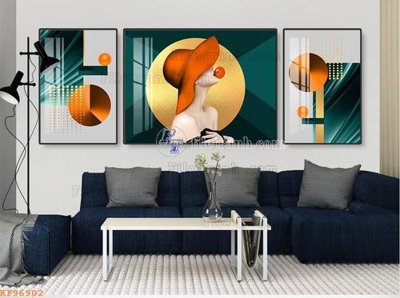 Download file gốc File tranh hiện đại pha lê gương KF96902 (in lụa) nghệ thuật