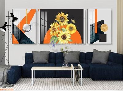 File gốc File tranh hiện đại pha lê gương KF96906 (in mica) làm quà tặng