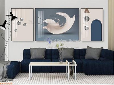 Tải file File tranh hiện đại pha lê gương KF96908 (gốc) làm file thiết kế