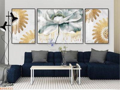 File tranh gốc File tranh hiện đại pha lê gương KF96911 chủ đề hiện đại