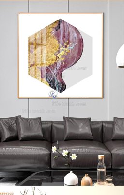 File gốc in ấn File tranh hiện đại pha lê gương KF96922 chất lượng vượt trội