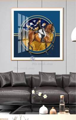 File gốc File tranh hiện đại pha lê gương KF96926 (in lụa) cao cấp