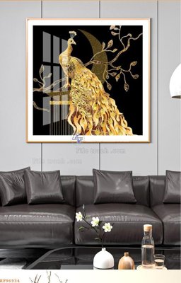 File tranh File tranh hiện đại pha lê gương KF96934 (bản gốc) trang trí văn phòng