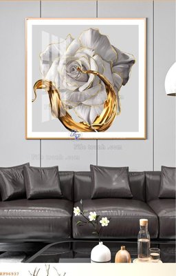 File tranh File tranh hiện đại pha lê gương KF96937 (gốc) chủ đề trừu tượng