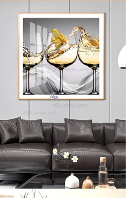 File gốc File tranh hiện đại pha lê gương KF96944 (PNG) chất lượng cao