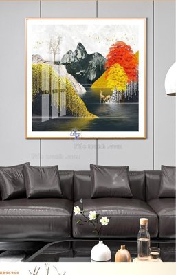 Tải file gốc File tranh hiện đại pha lê gương KF96968 (để in lụa)