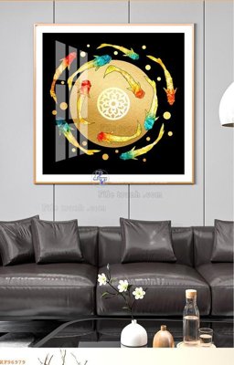 Tải file File tranh hiện đại pha lê gương KF96979 (PSD) cho in tranh kính