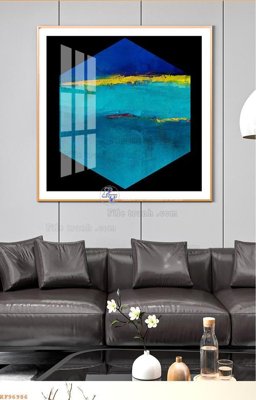 File gốc File tranh hiện đại pha lê gương KF96986 (cho in ấn) từ kho Filetranh