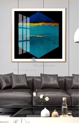 File gốc File tranh hiện đại pha lê gương KF96991 (in tráng gương) hiện đại