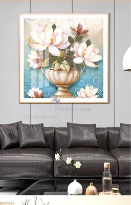 File tranh File tranh hiện đại pha lê gương KF97022 (ảnh gốc) in trần xuyên sáng