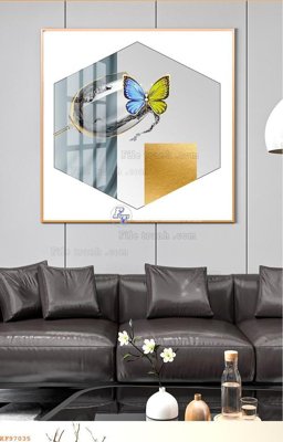 Tệp tin gốc File tranh hiện đại pha lê gương KF97035 (chất lượng) File tranh hiện đại pha lê gương KF97035