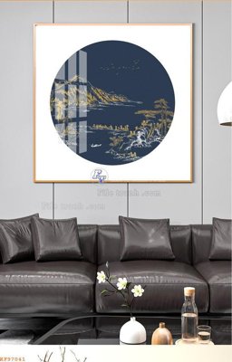 File ảnh File tranh hiện đại pha lê gương KF97041 (gốc) in poster