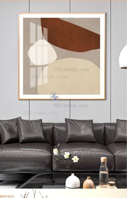 Download file gốc File tranh hiện đại pha lê gương KF97053 (in mica) trong suốt