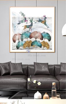 File ảnh File tranh hiện đại pha lê gương KF97067 (gốc) in standee