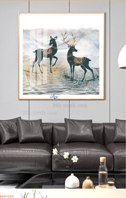 Tải file gốc File tranh hiện đại pha lê gương KF97078 (in bạt) quảng cáo