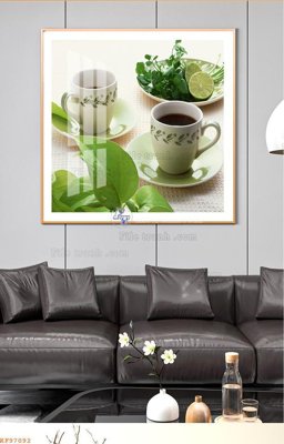 Download file gốc File tranh hiện đại pha lê gương KF97092 (in lụa) tranh 3D