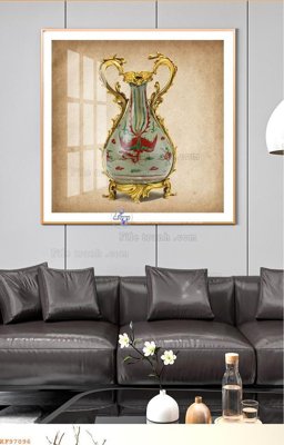 File gốc File tranh hiện đại pha lê gương KF97096 (phong cách) tối giản