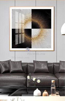 File tranh gốc File tranh hiện đại pha lê gương KF97107 (bản đẹp) độc quyền