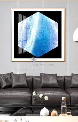 File gốc File tranh hiện đại pha lê gương KF97119 (cho in ấn) độc quyền