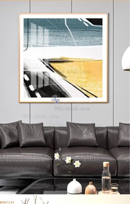 File in ấn chuyên nghiệp File tranh hiện đại pha lê gương KF97133 (file gốc)