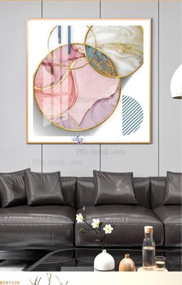 File tranh PSD File tranh hiện đại pha lê gương KF97135 chất lượng cao