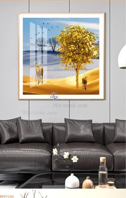 File gốc in ấn File tranh hiện đại pha lê gương KF97142 (sẵn sàng tải về)