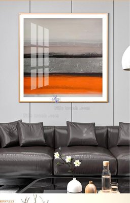 File gốc File tranh hiện đại pha lê gương KF97213 (in lụa) hoa văn cổ điển