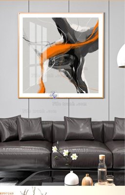 File gốc in ấn File tranh hiện đại pha lê gương KF97249 chuẩn màu CMYK